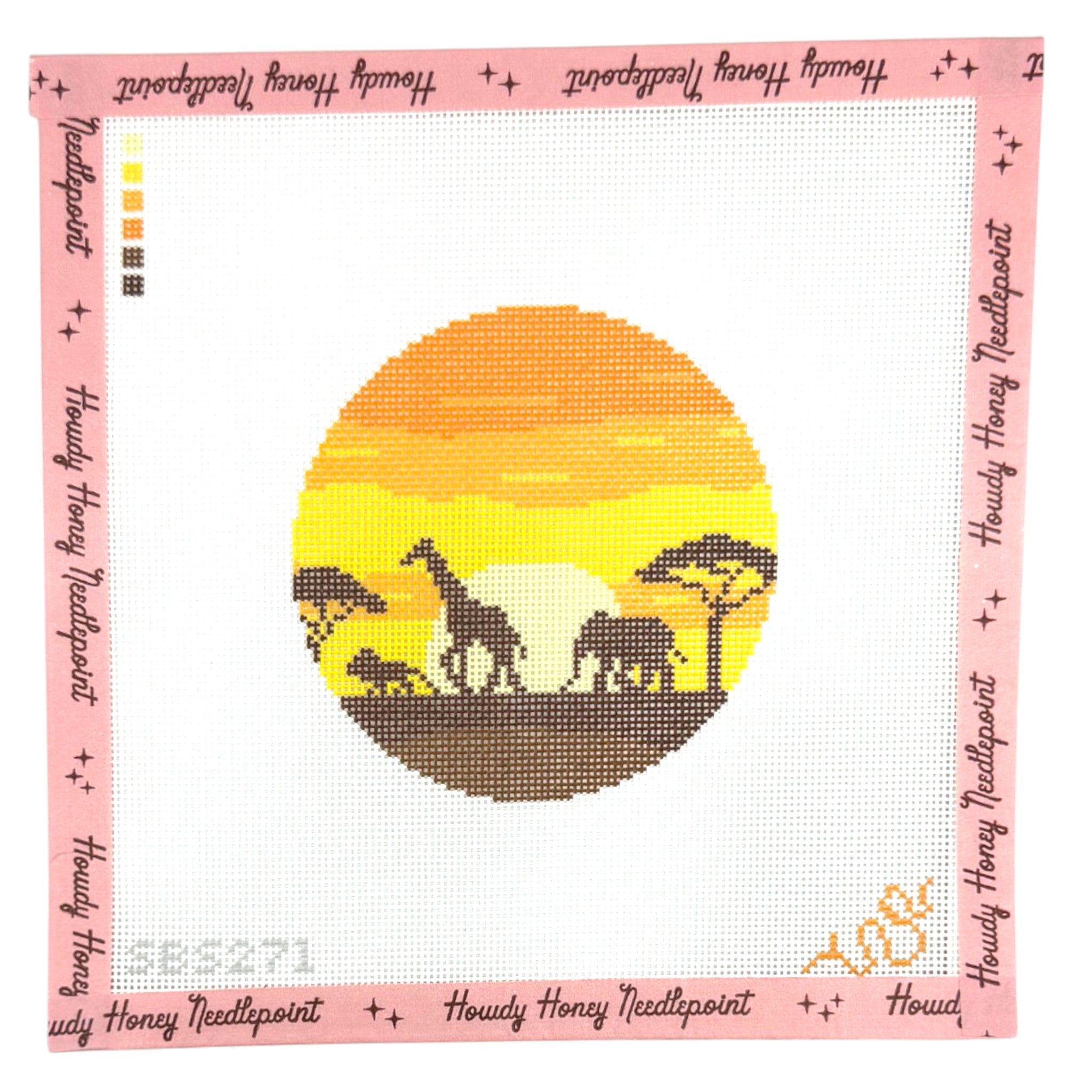 Safari Sunset Round