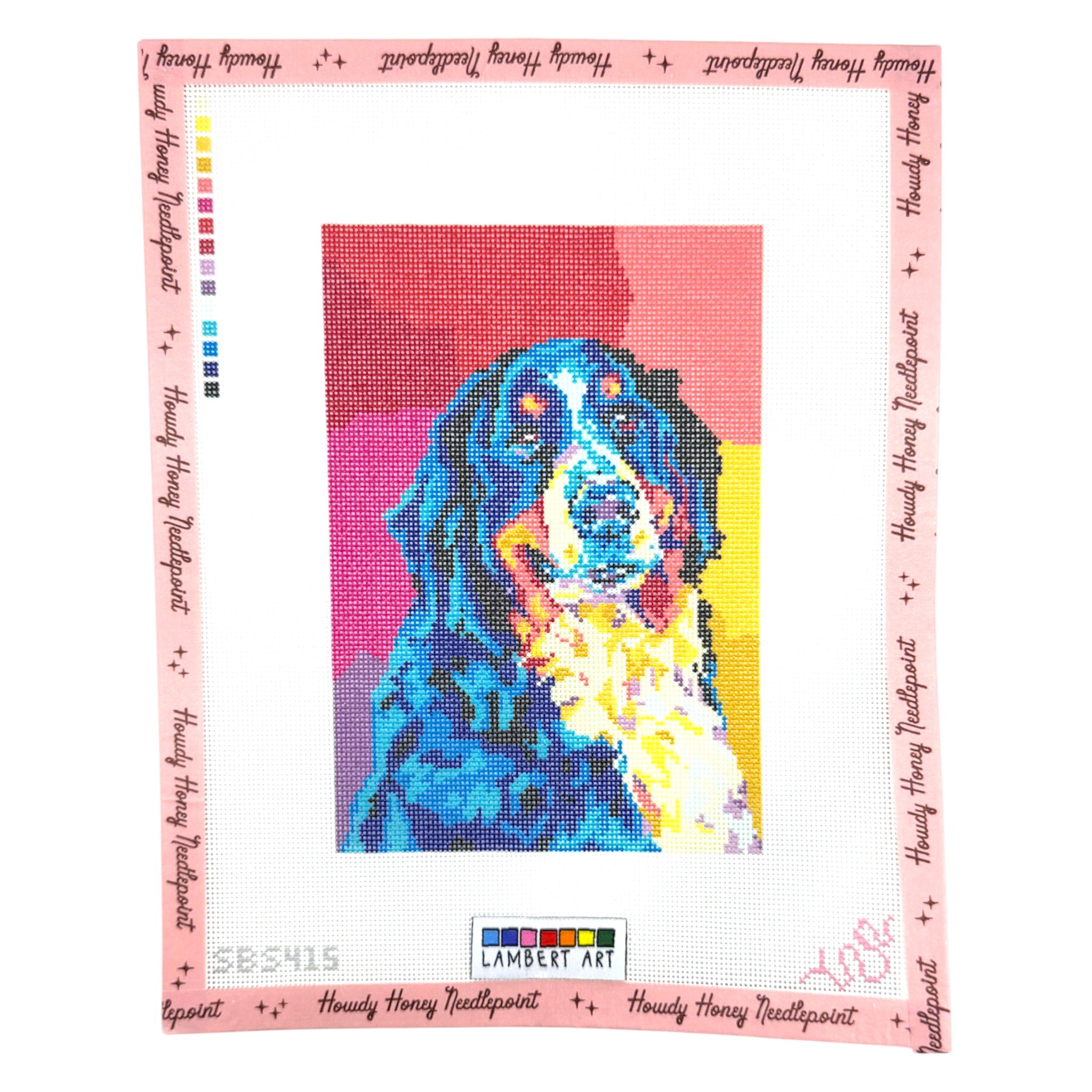 Tie Dye Bernese Mountain Dog