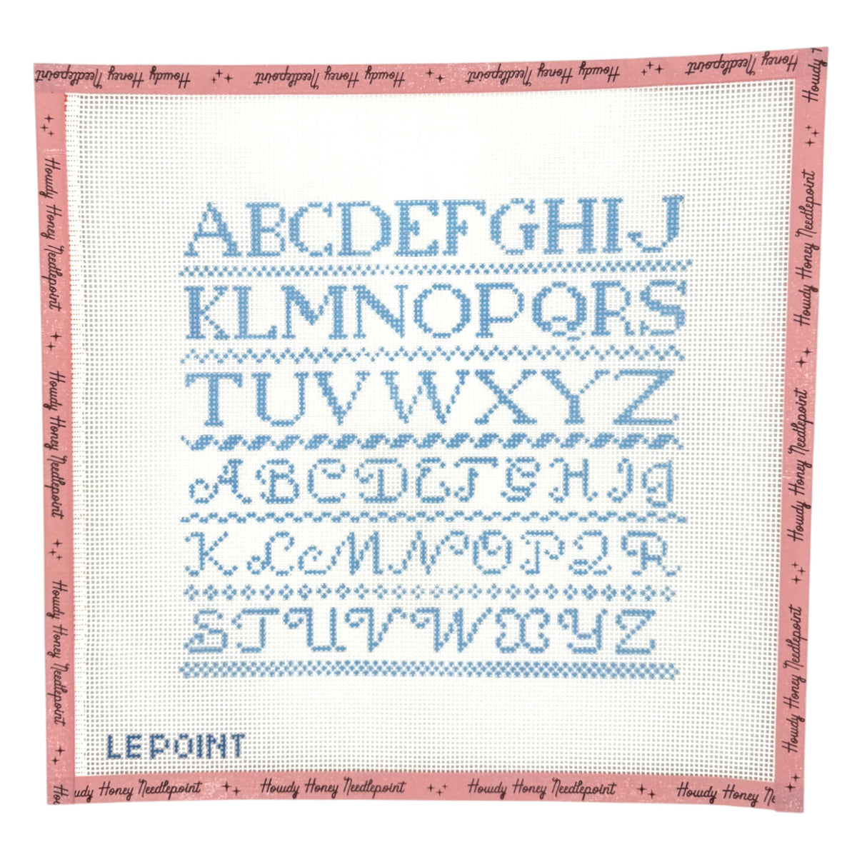 ABC Sampler – Howdy Honey Needlepoint