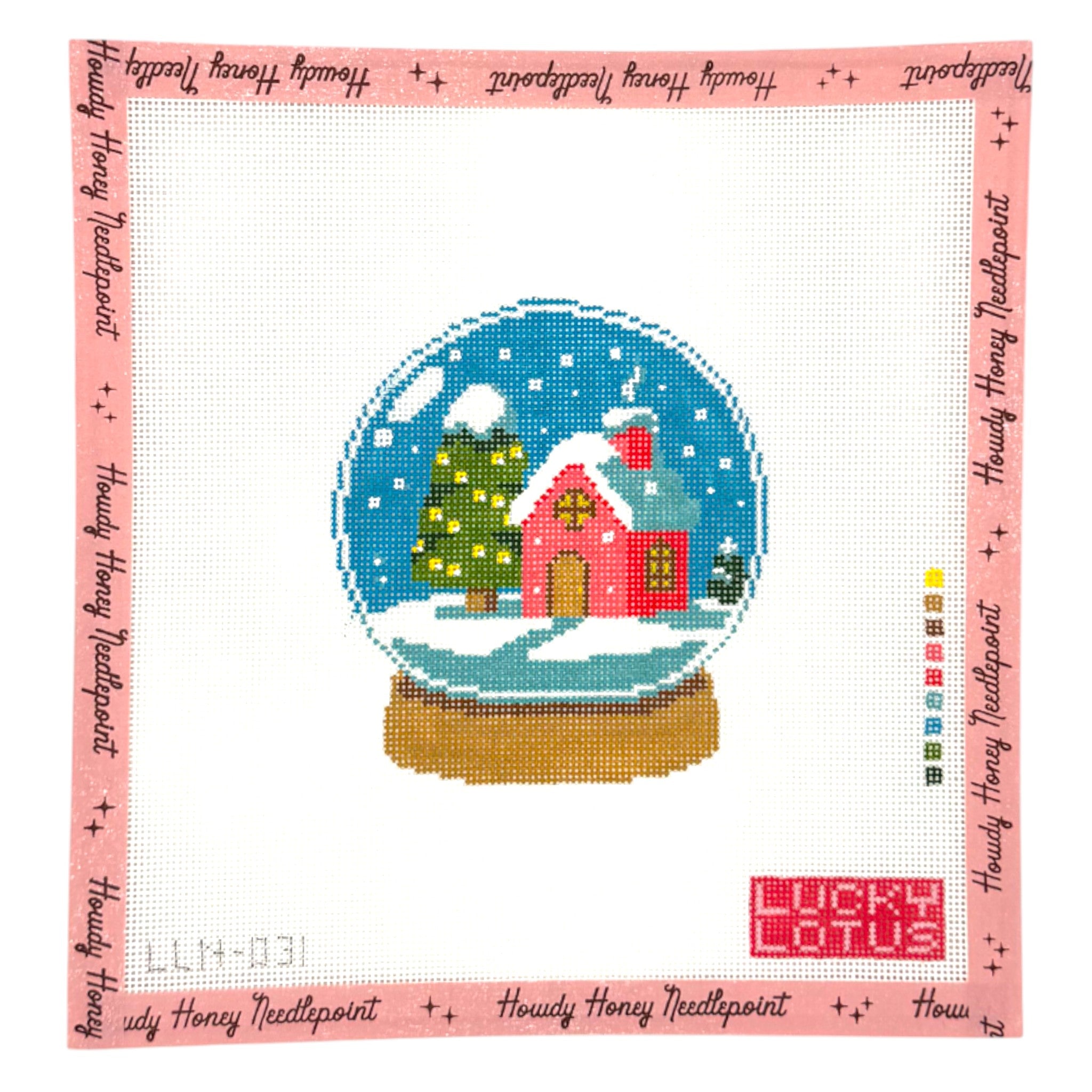 Snow Globe with Tree and House