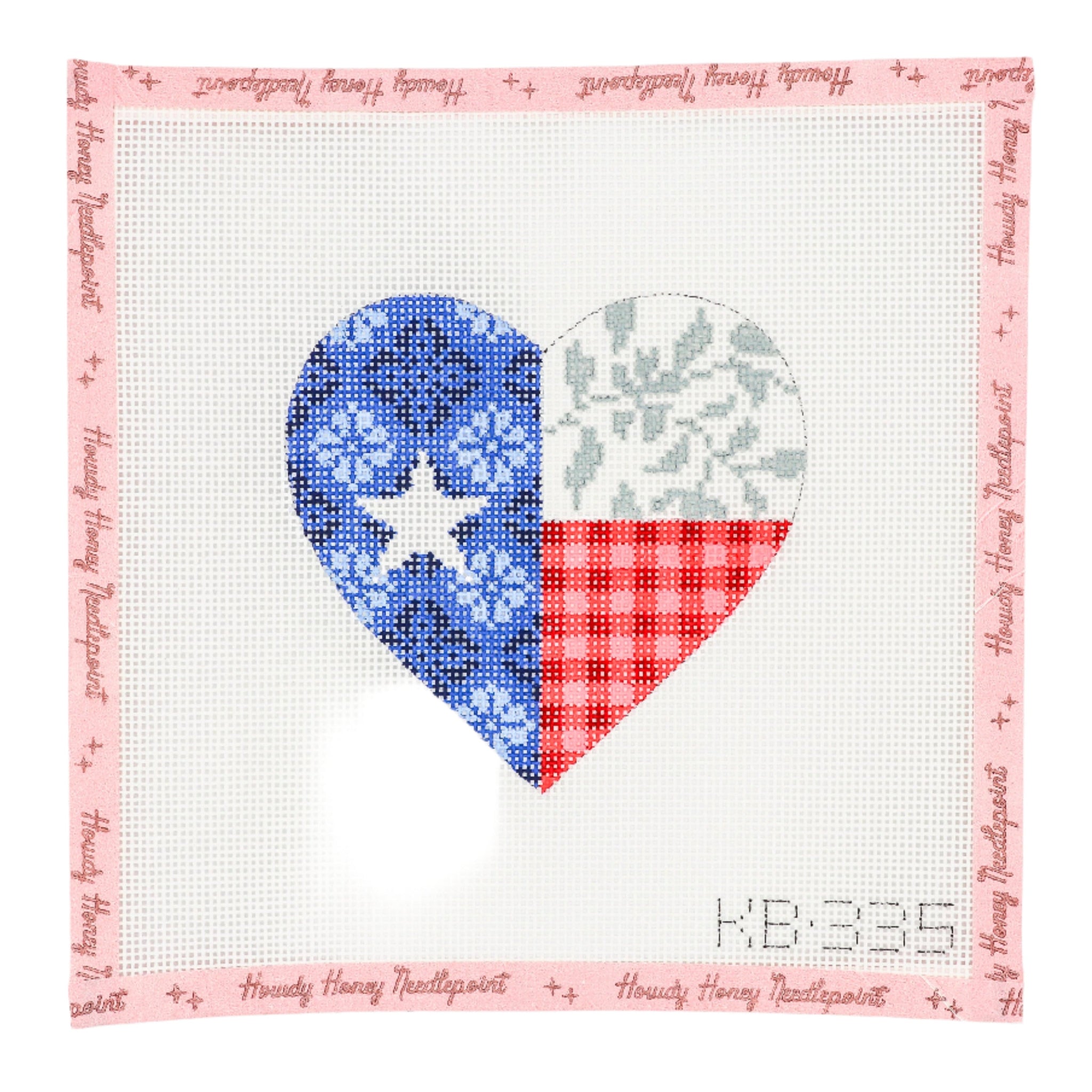 Texas Floral Heart