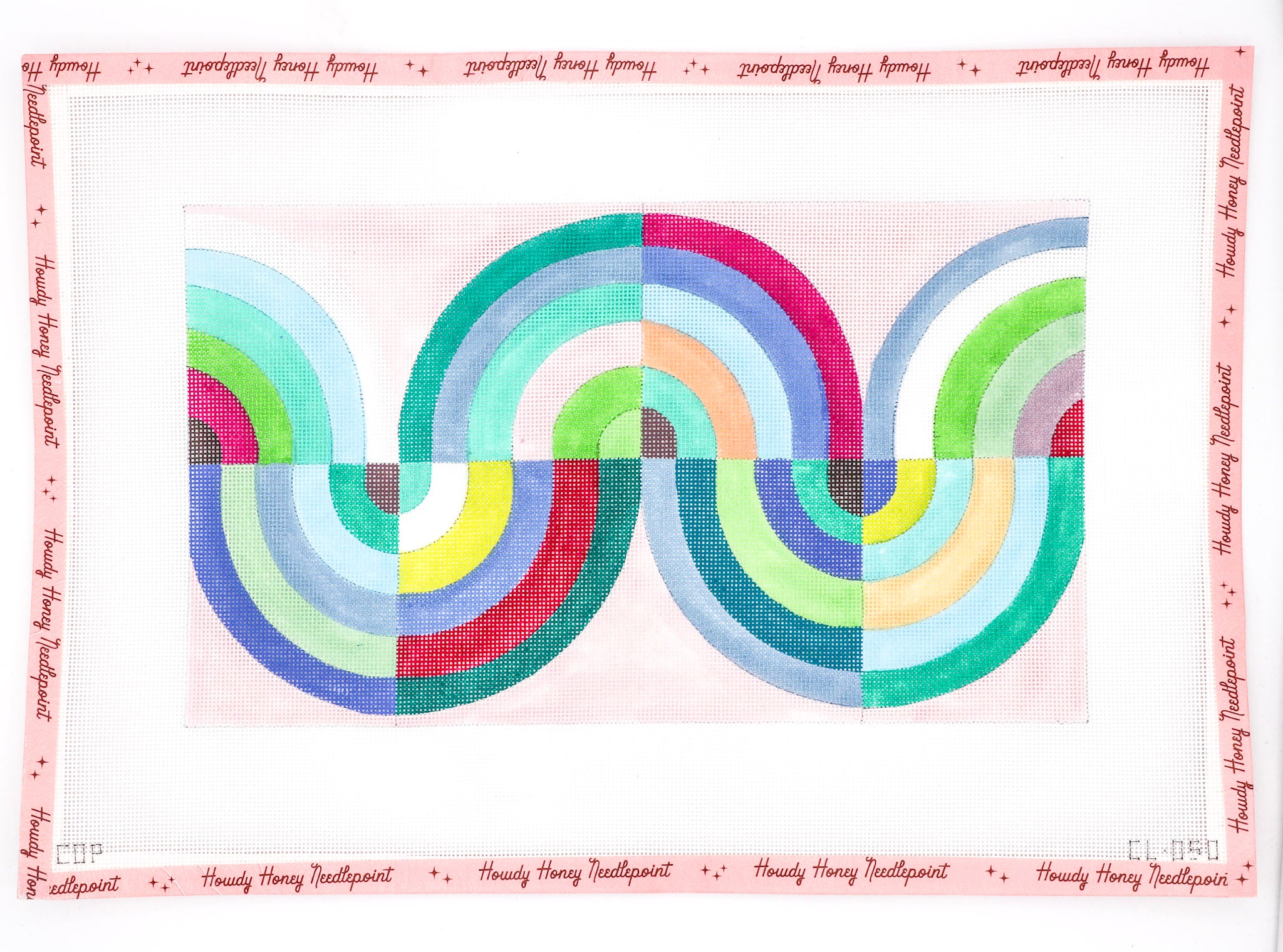 Geometric Rainbow Clutch