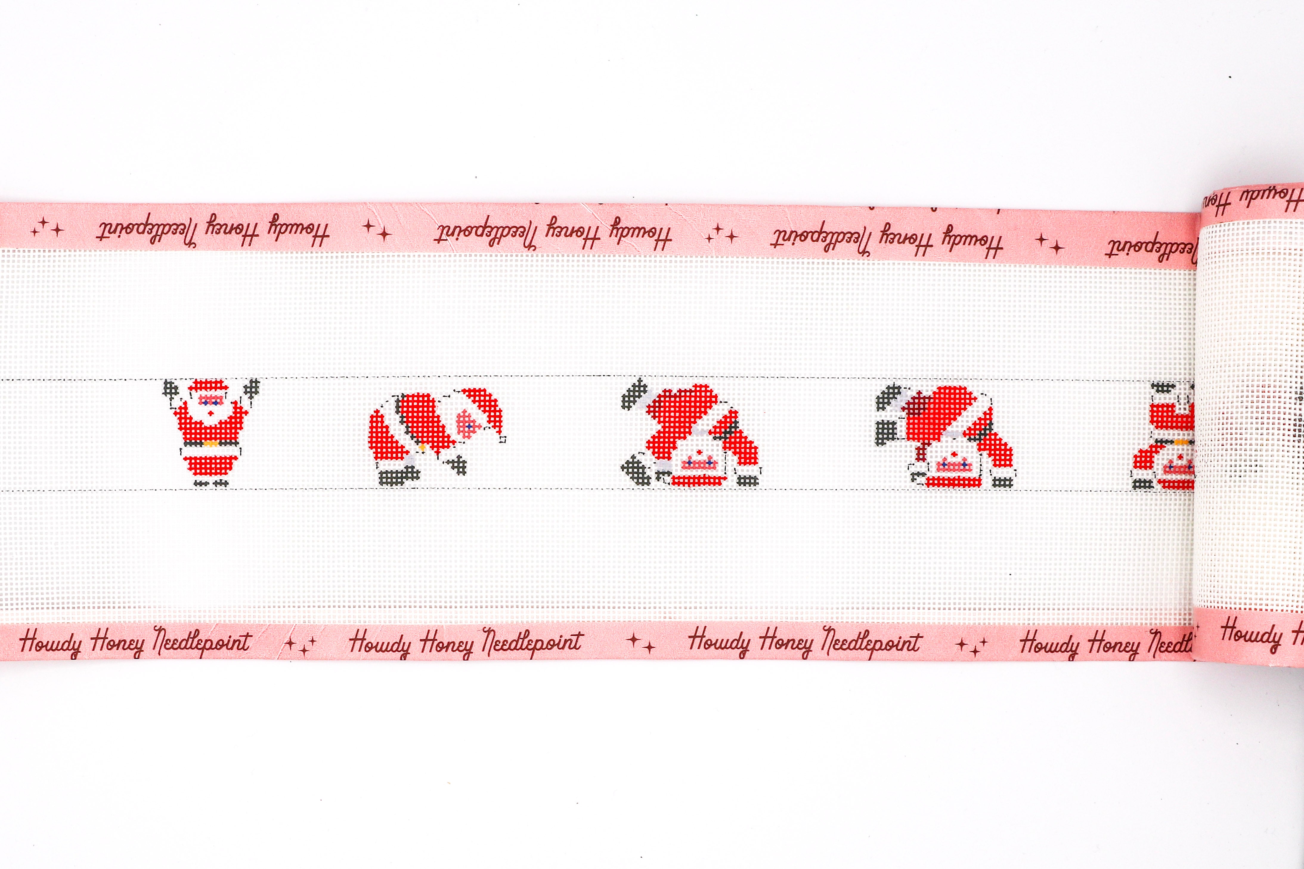 White Tumbling Santas Belt