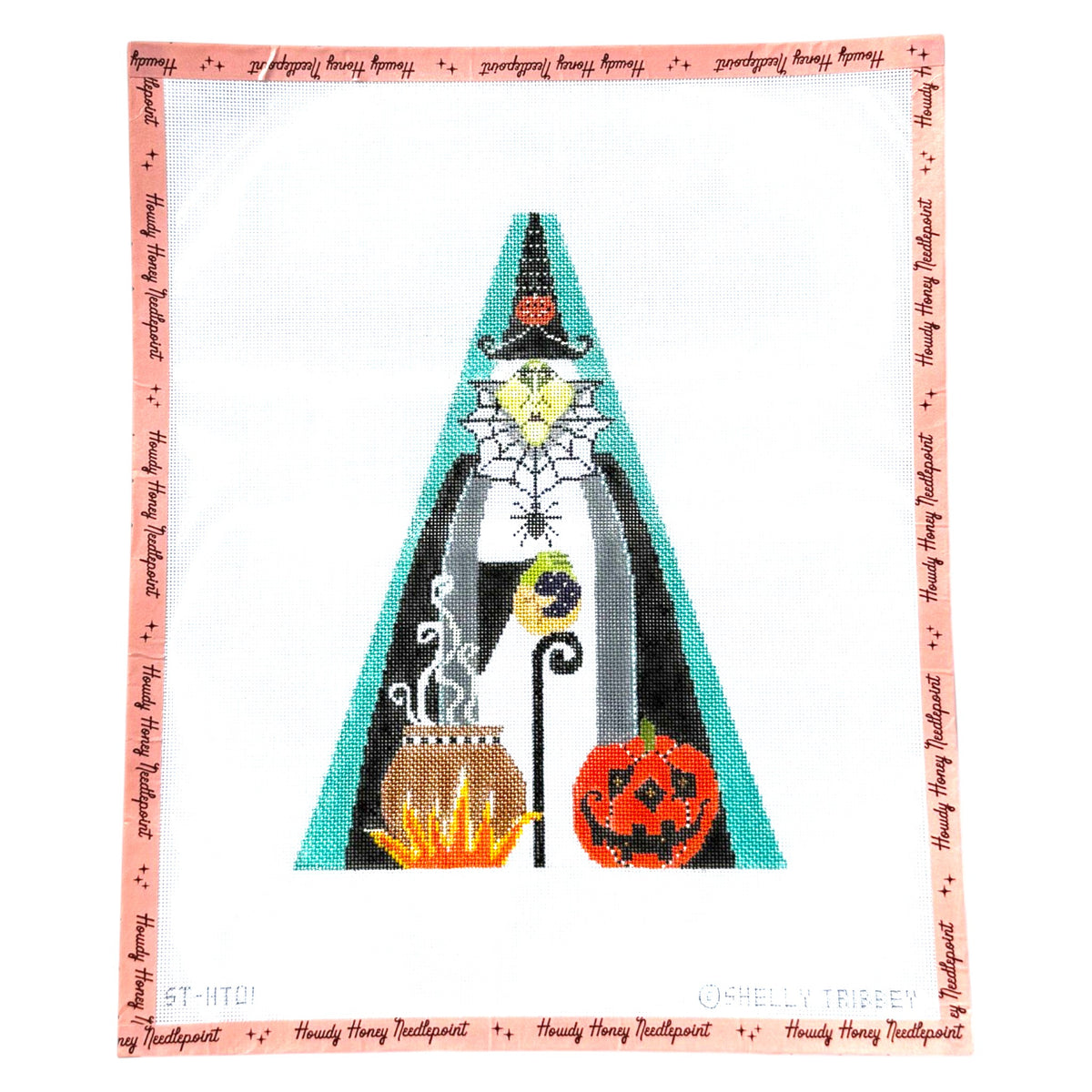 Halloween Witch and Cauldron