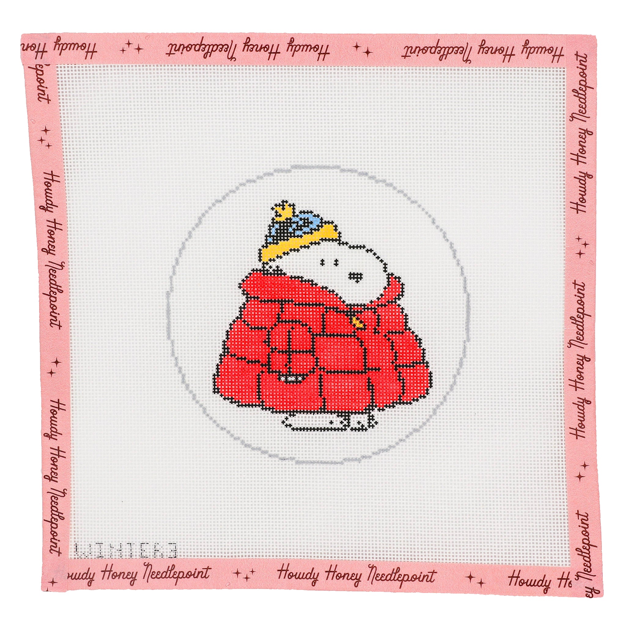 Snoopy in Puffer Coat Round