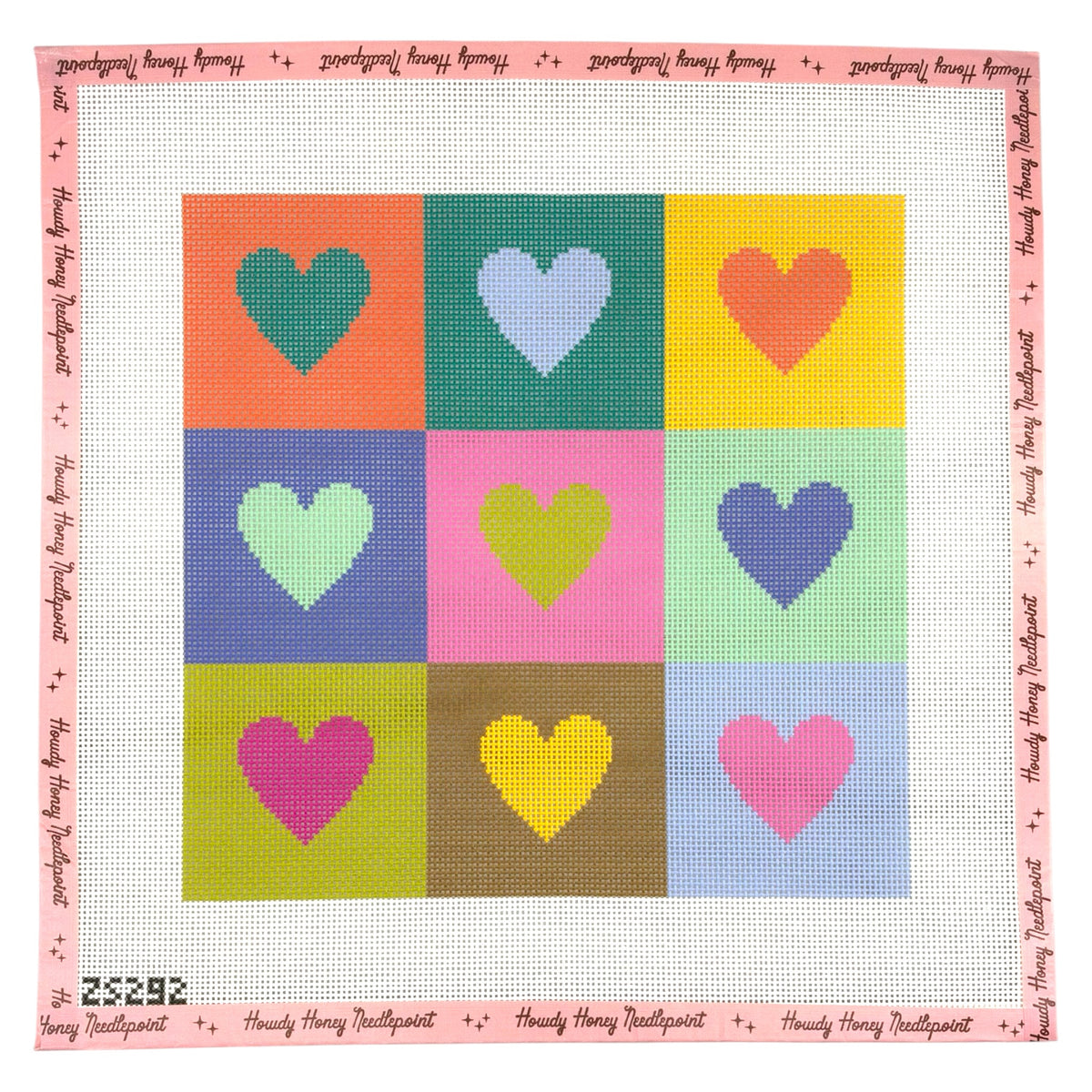 Love Patchwork Pillow