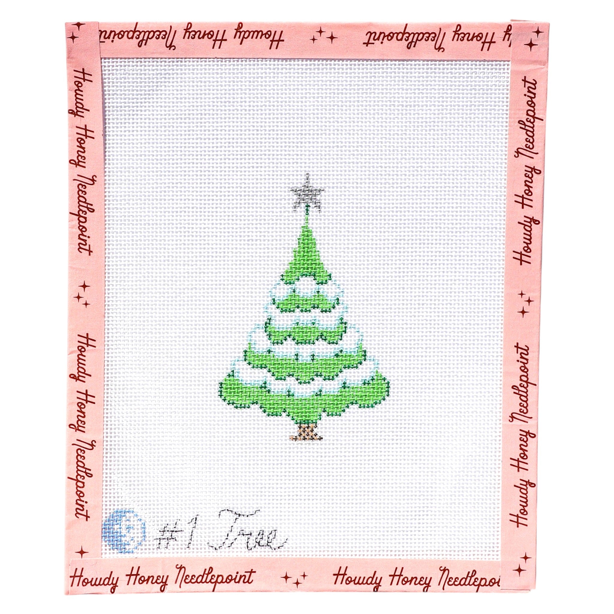 Simple Christmas Tree with Snow