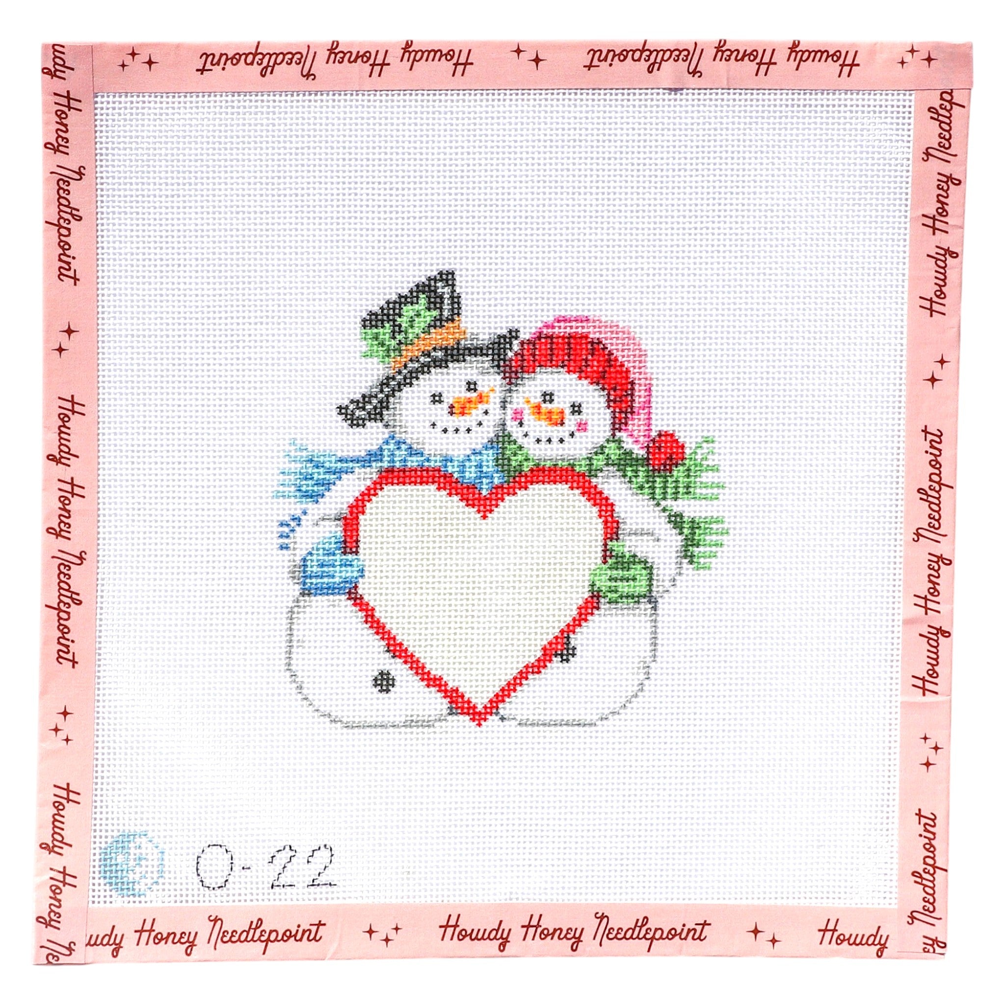 Snowman Couple in Love
