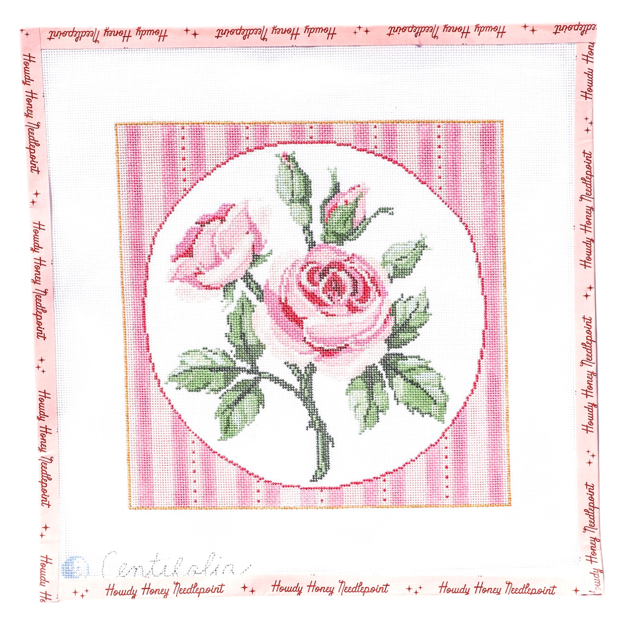 Pink Rose Pillow