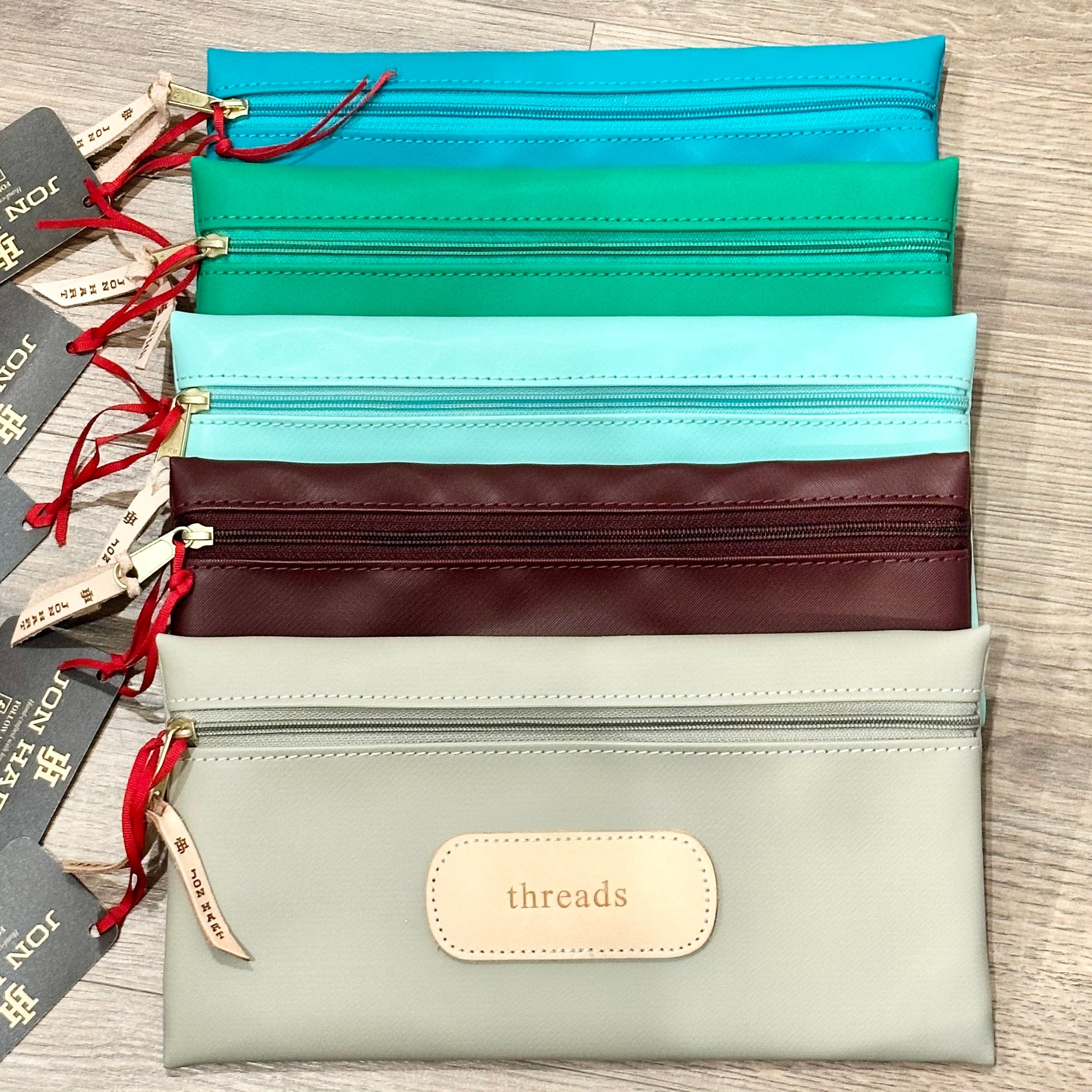 Large Pouch + 'threads' Pre Stamp