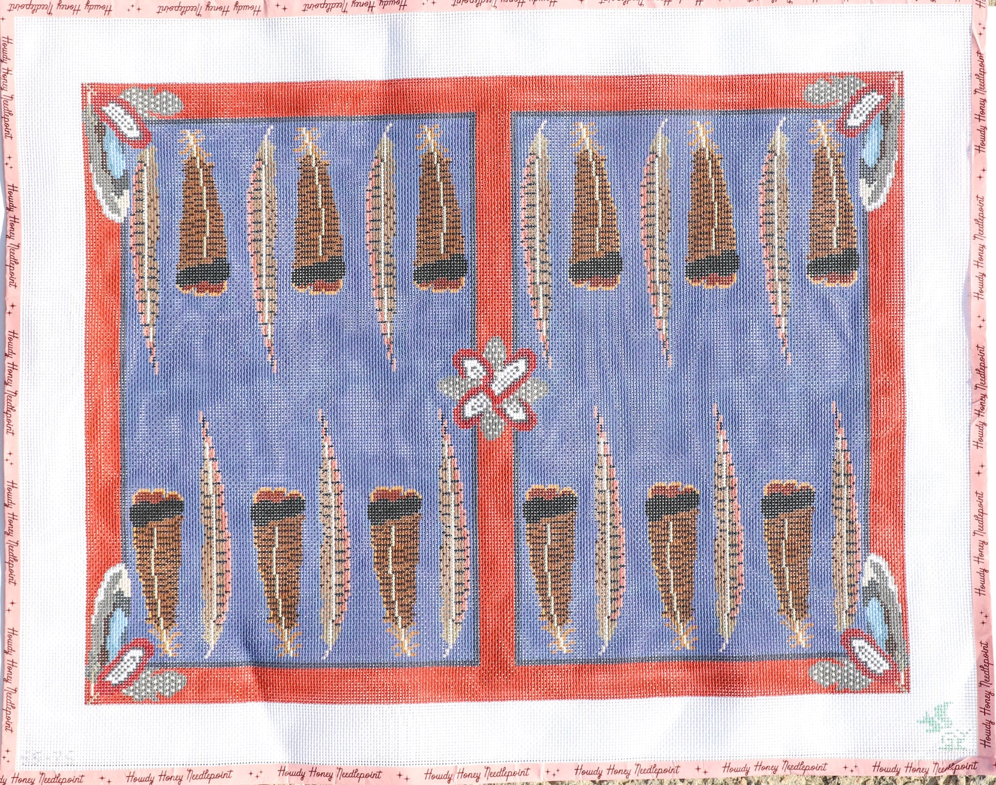 Game Bird Feathers Backgammon