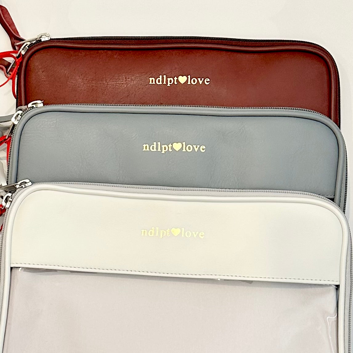 Leather Folio + ndlpt love prestamp