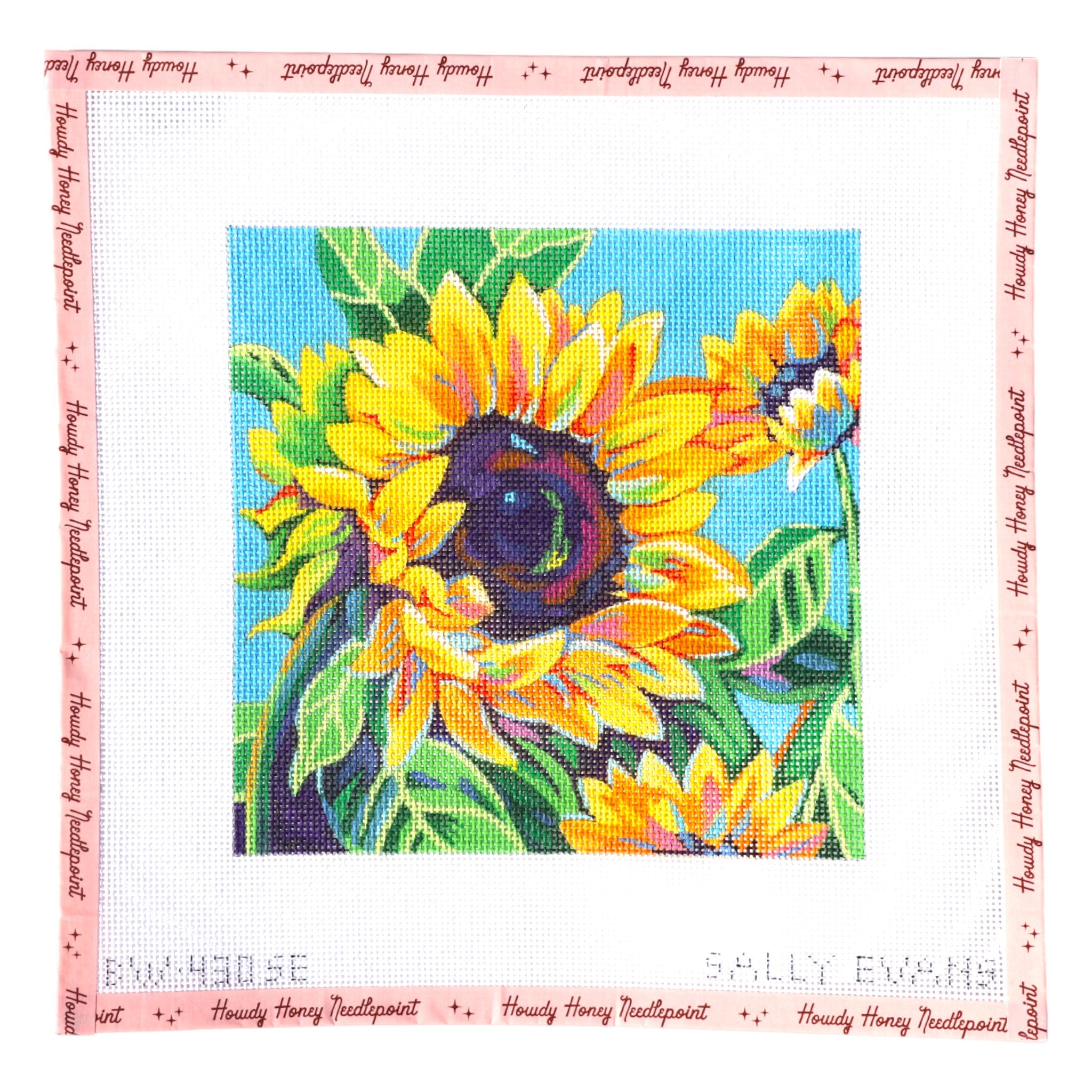 Sunflower Dance in Blue