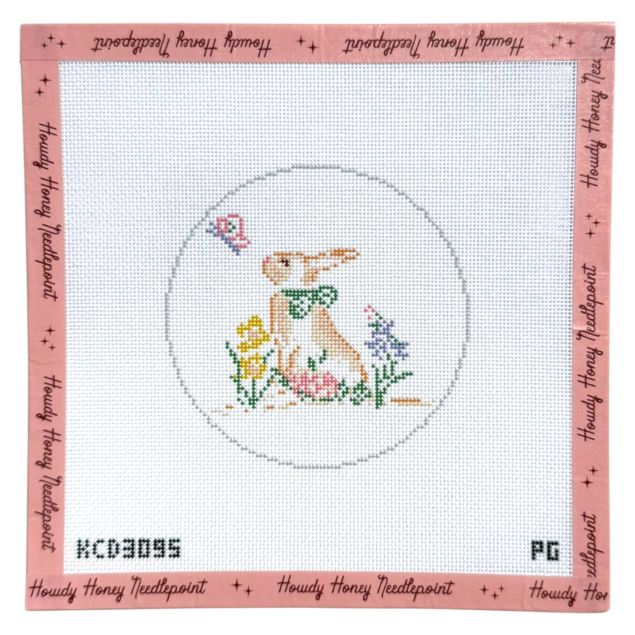 Bunny and Flowers Round