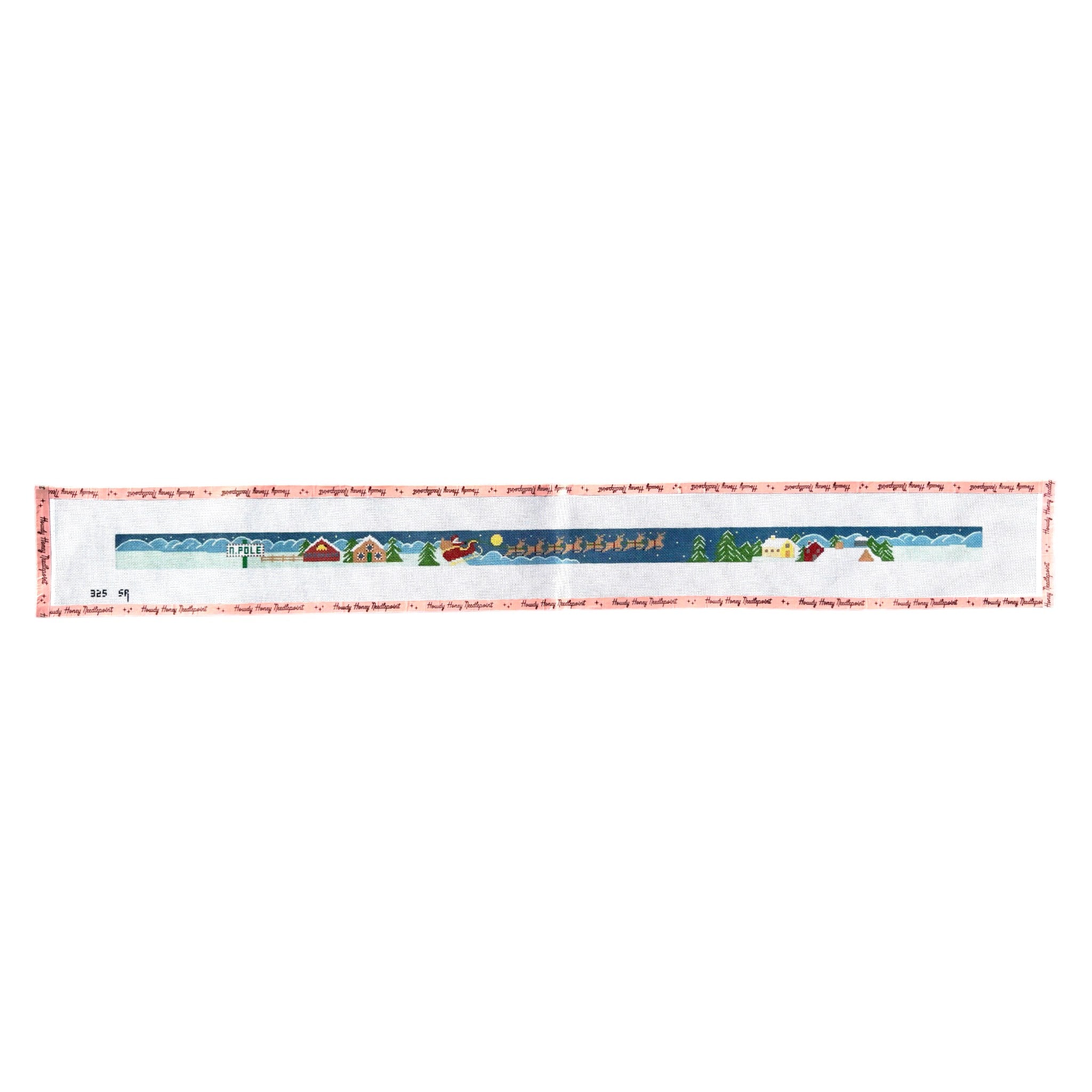 Santa and Reindeer At Night Belt