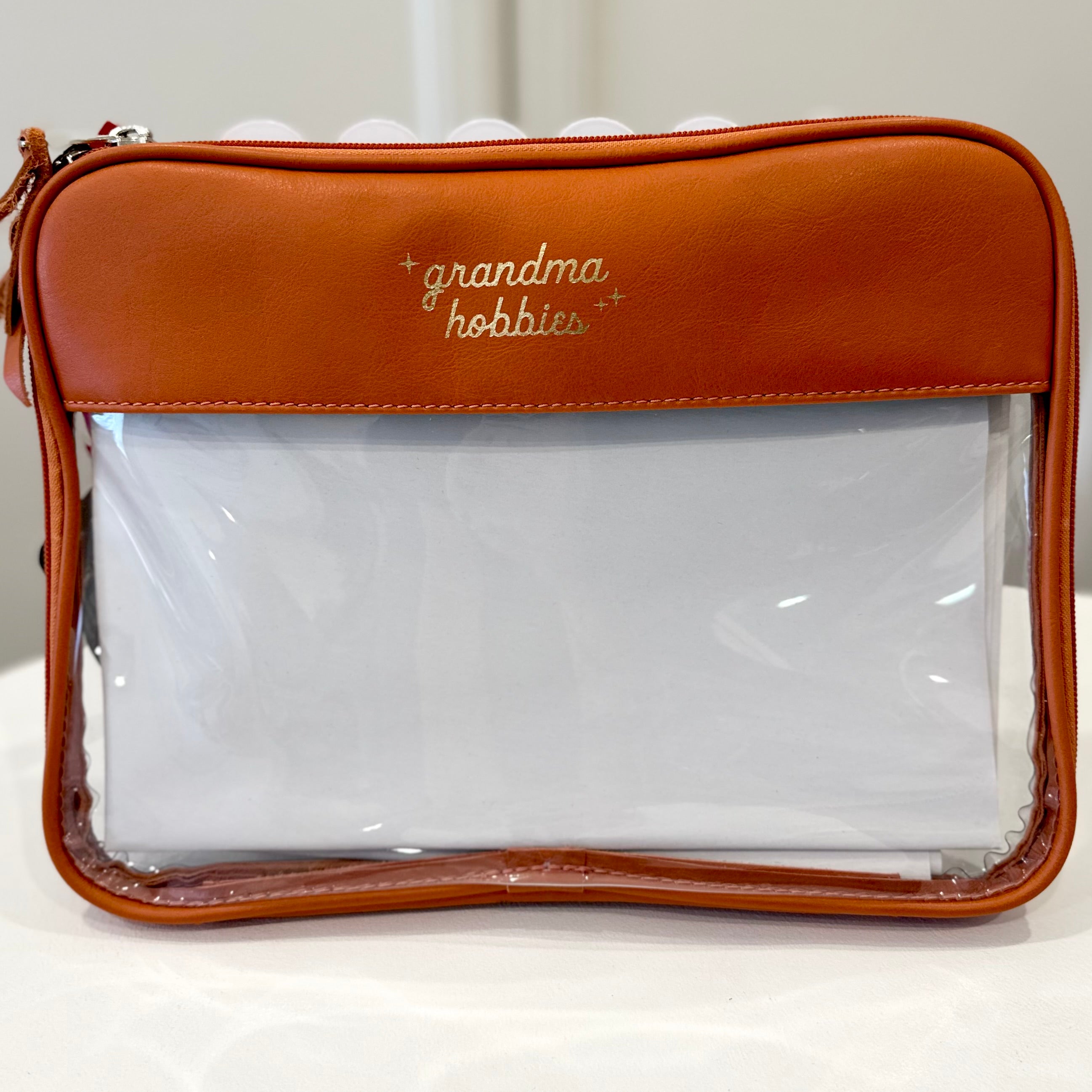 Leather Folio + assorted Pre Stamp