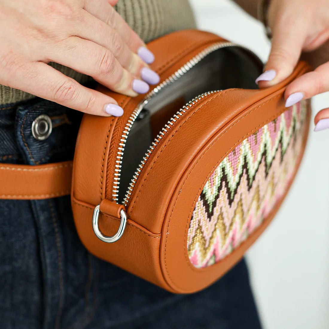 On The Go Bag - Cognac