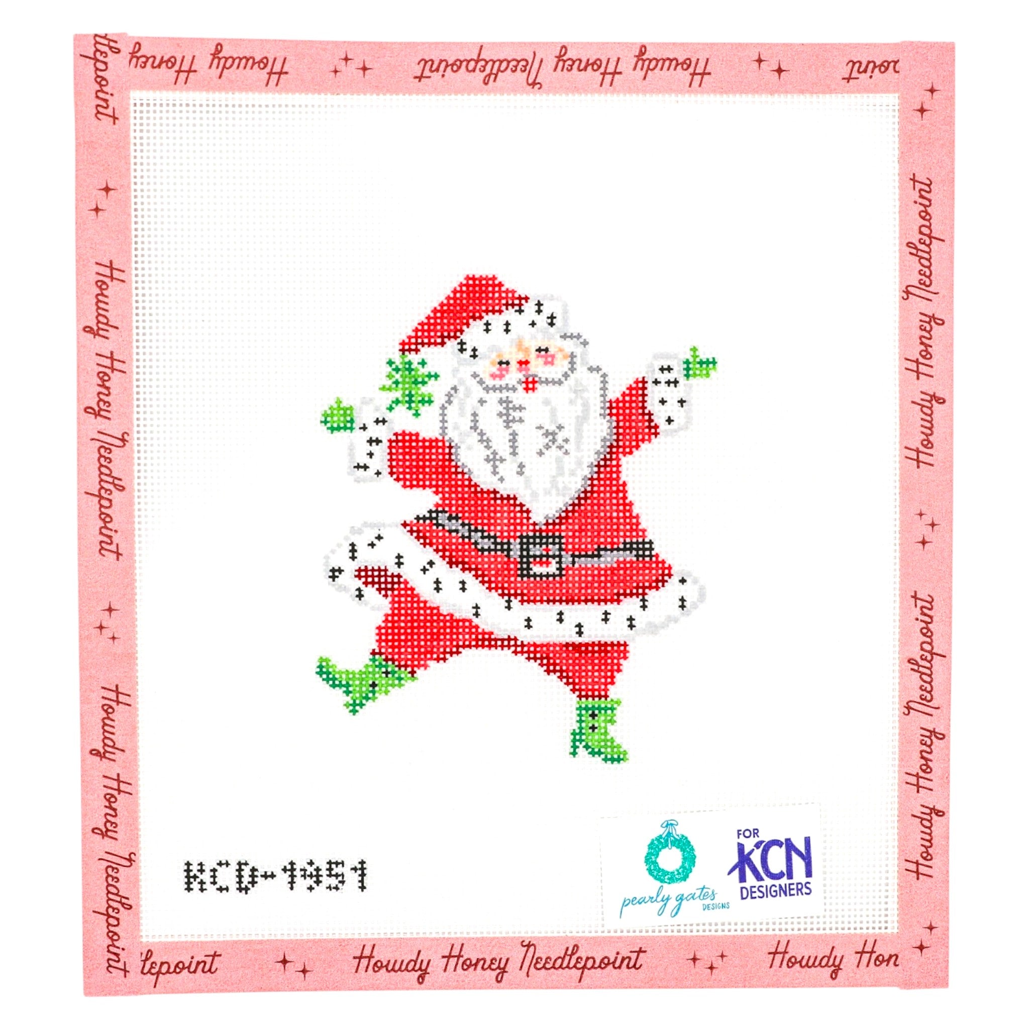 Retro Santa with Dots