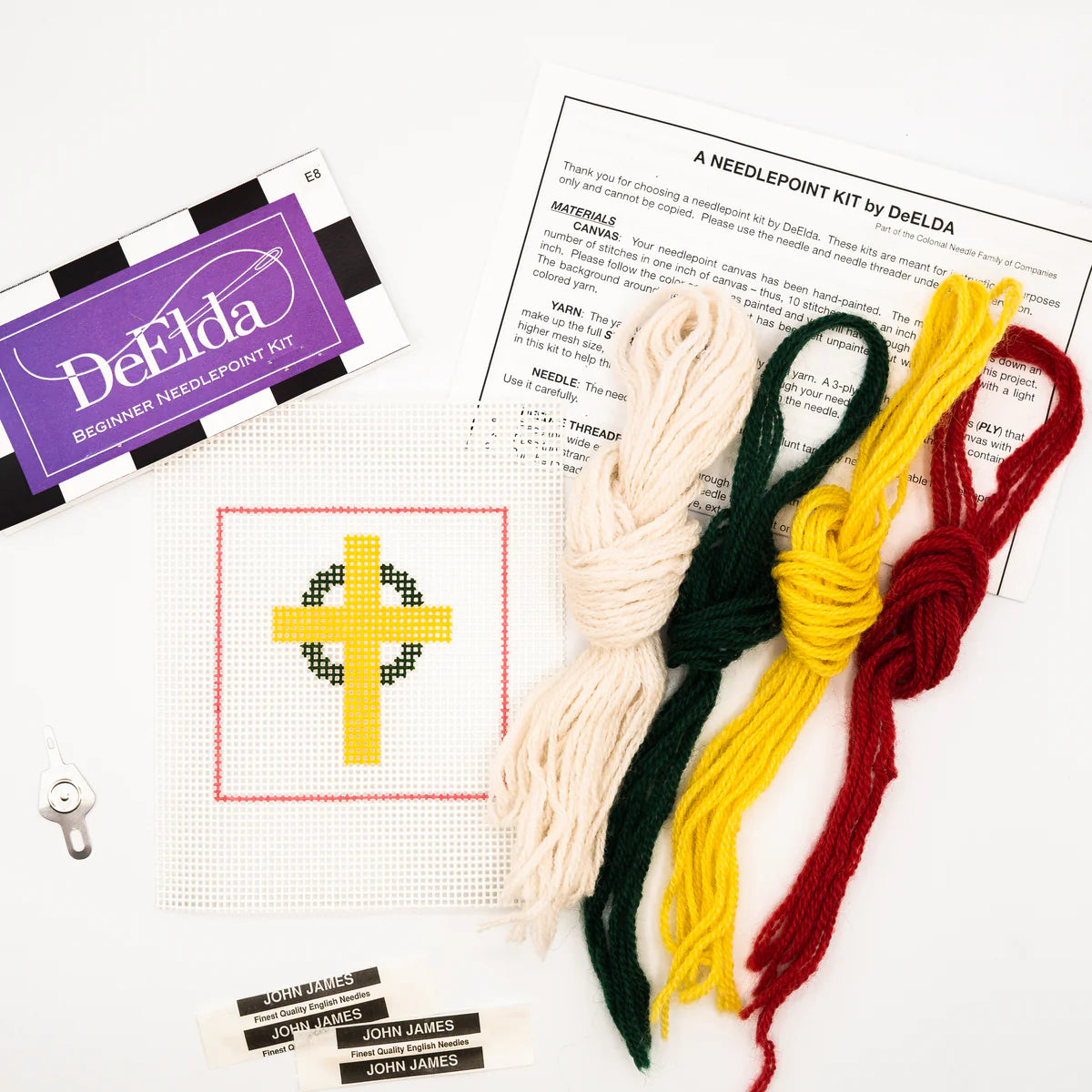 DeElda Beginner Needlepoint Kits