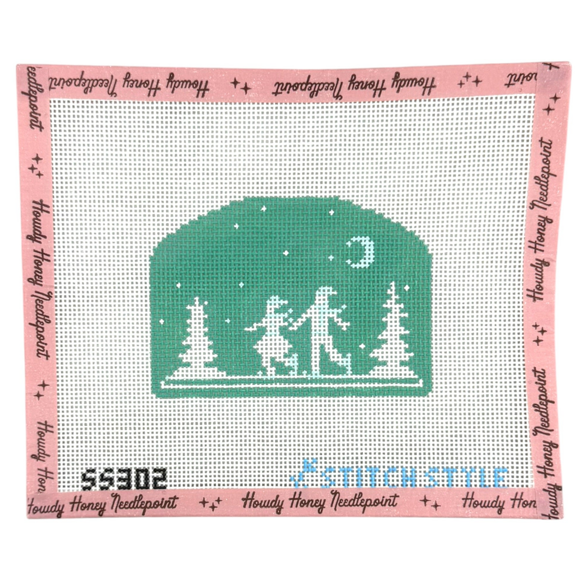 Mint Green Winter Silhouettes