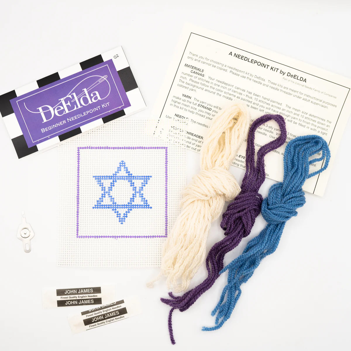 DeElda Beginner Needlepoint Kits